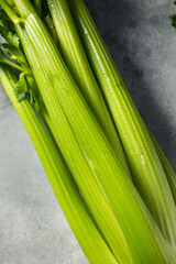 Obraz premium Raw Green Organic Celery Stalks