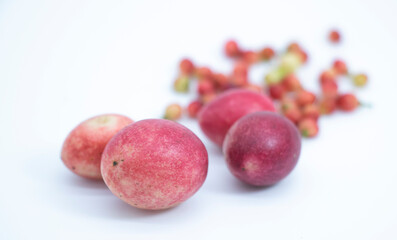 red Berry isolated on white background