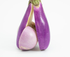 eggplant design isolate on white background