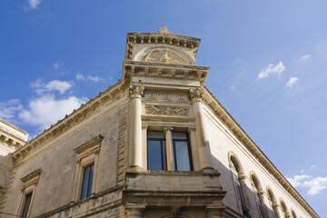 Fototapeta na wymiar Municipal Theater of Syracuse, Sicily, Italy