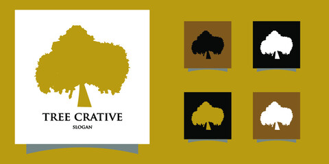 gold silhouette tree with premium attractive appearance
