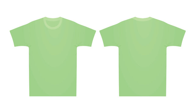 Green T Shirt. Vector Illustration