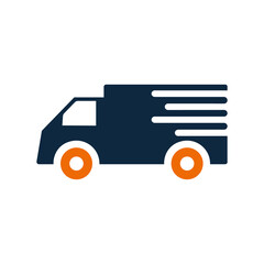 Shipping, transport, delivery icon. Simple editable vector isolated on a white background.