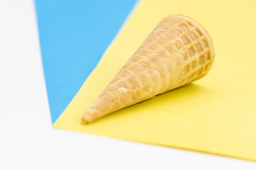 crispy candy over on background