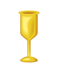 gold vintage cup