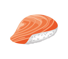 sushi salmon rice