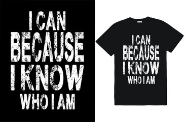 Motivational T-shirt  vector image