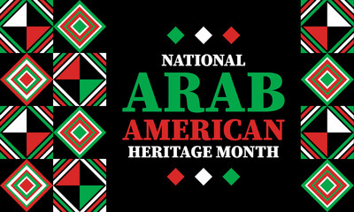 National Arab Heritage Month (NAAHM) takes place in April. It celebrates the Arab American heritage and culture and pays tribute to the contributions of Arab Americans and Arabic-speaking Americans.