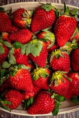 Sweet Red Strawberries for Breakfast 