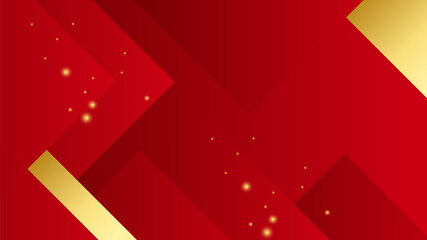 Abstract luxury elegant red and gold background