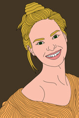 looking, women, sexy, joy, positive, face, hair, lady, style, student, beauty, smile, people, model, fashion, happy, lifestyle, beautiful, woman, young, girl, female