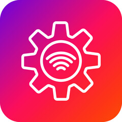 Gear Vector Icon Design Illustration