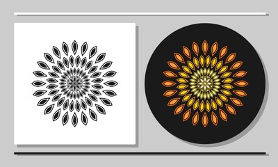 Diffused ray sun illustration, sun design with particles combined