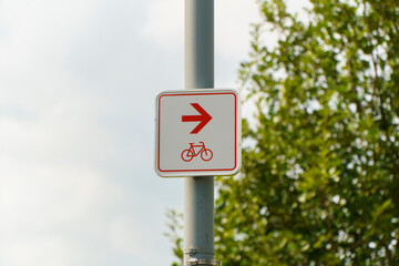 Straßenschild, Schild, Radverkehr, Radfahren, Radweg