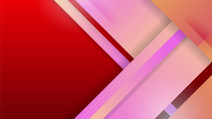 Modern abstract gradient red orange colorful for design banner background. Vector illustration