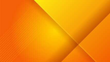 Abstract orange and yellow banner background