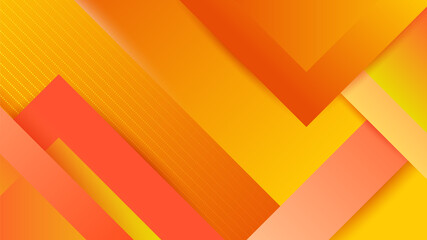 Abstract orange and yellow banner background