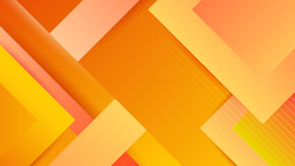 Abstract orange and yellow banner background