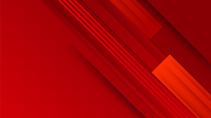 Abstract red banner background