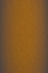 Fototapeta premium The surface of bright brown cardboard. Textured pasteboard background with vignetting. Paper texture with cellulose fibers. Vertical paperboard backdrop. Macro