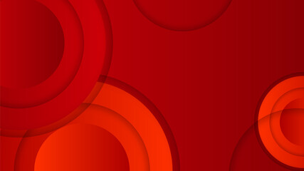 Abstract red banner background