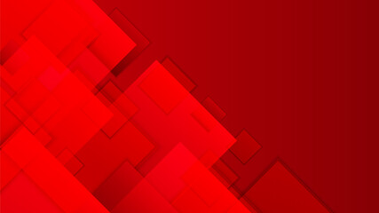 Abstract red banner background