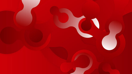 Abstract red banner background