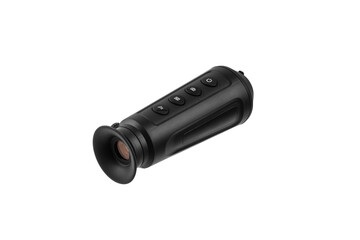 Modern monocular thermal imager isolate on a white background. A device for fixing thermal radiation.