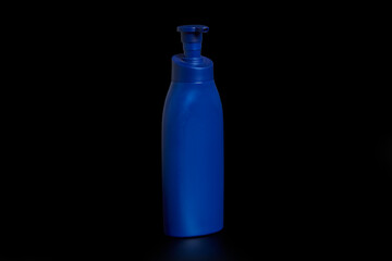 Body cream jar. Unmarked blue jar