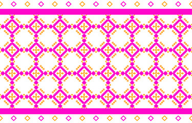 Abstract ethnic geometric pattern,Thailand geometric pattern,illustration