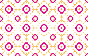 Abstract ethnic geometric pattern,Thailand geometric pattern,illustration