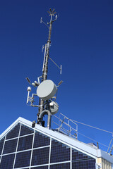 Antenne auf dem Gipfel