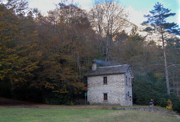 Ordesa en otoño.Pirineo aragones