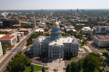 Colorado State capitol building in Denver.