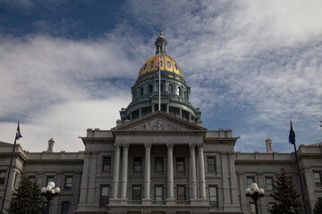 Obraz premium Colorado State capitol building in Denver.