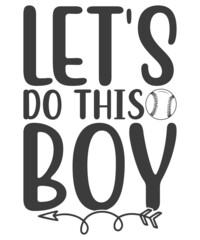 Hand drawn lettering phrase let's do this. Modern motivational typography slogan for print, card, poster.