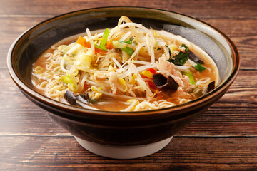 肉野菜みそラーメン