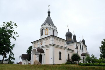 Fototapeta na wymiar Historic Orthodox church in Siemiatycze, Podlasie, Poland.