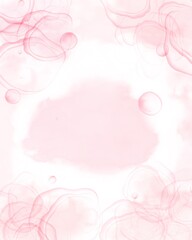 Watercolor soft pink background for invitations and covers. Invitations, brochures, flyers, magazines, and advertisements. For weddings, flower shops and other businesses.
