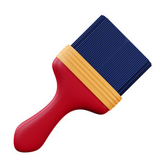 3d icon paint brush tool