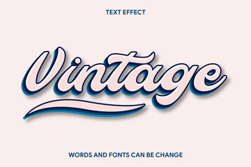 retro stylish text effect