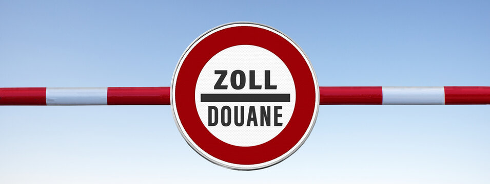 Zoll, Douane, Schranke