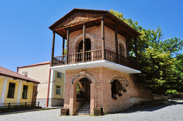 Beautiful old streets and buildings of Sighnaghi. The heart of Georgia's wine region.
