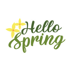 hello spring text