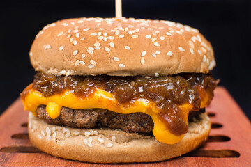 Caramelized  burger