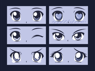 anime female eyes