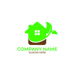 Eco House Logo Design