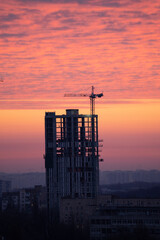 site at sunset