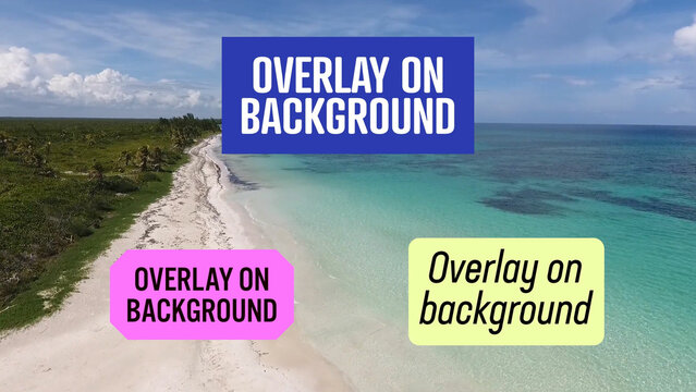 Bouncy Expressive Text Overlay