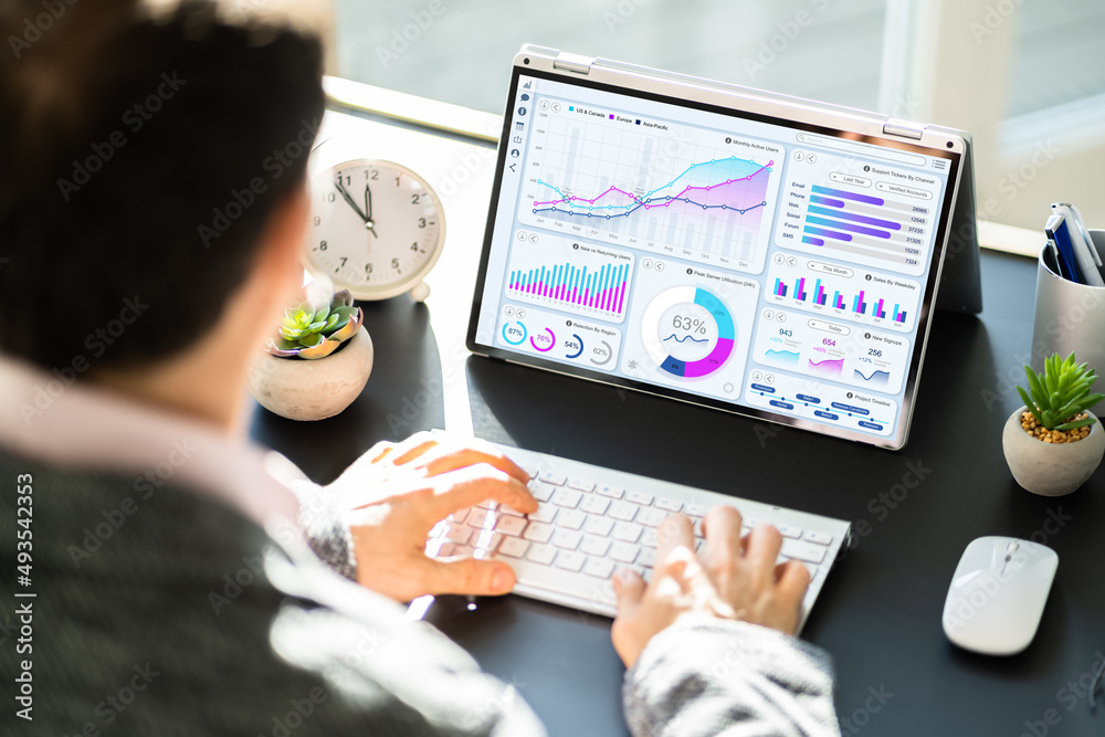 Aufkleber digital data technology